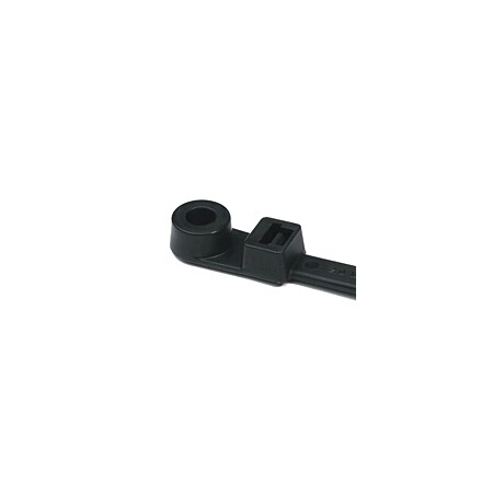 Hellermanntyton SCREW MOUNT TIE 50 LBS. 8.46"X 0.18" NYLON 6/6 HEAT STAB, PK 1000 T50MR0HSM4